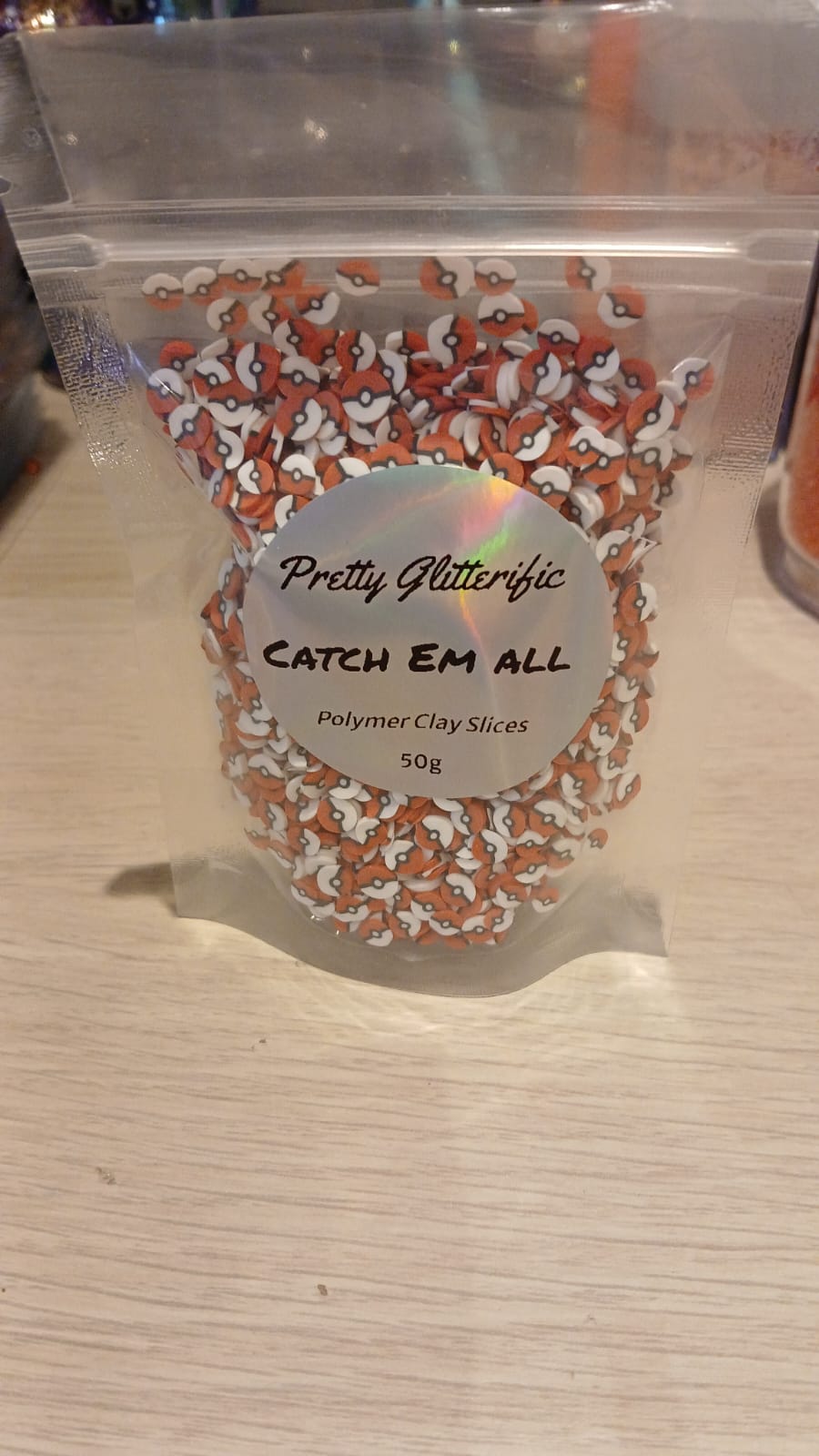 Catch Em All Polymer Clay Slices – 50g Gaming Craft Mix