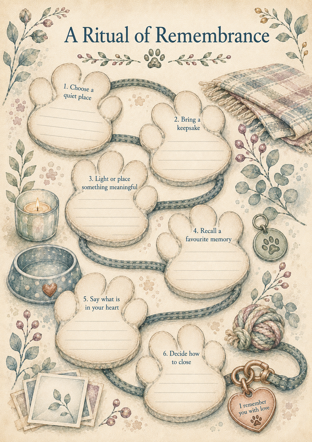 The Pawprints You Left Behind