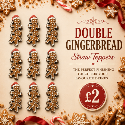 3D Straw toppers