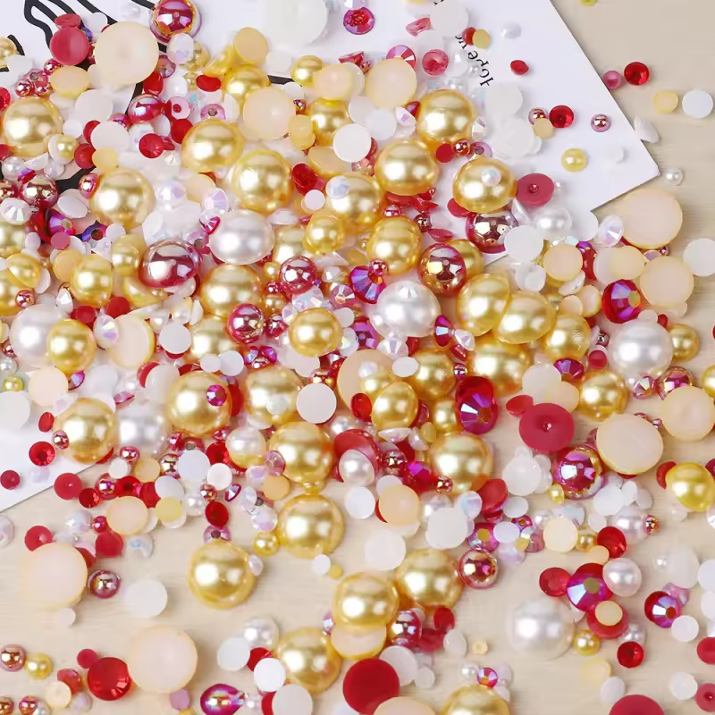 Festive Gold Pearl Mix