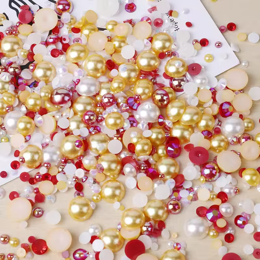 Festive Gold Pearl Mix