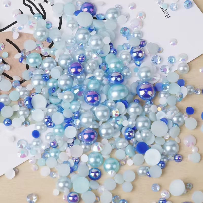 Ice Blue Pearl Mix