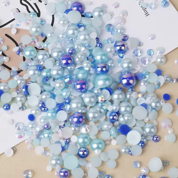 Ice Blue Pearl Mix