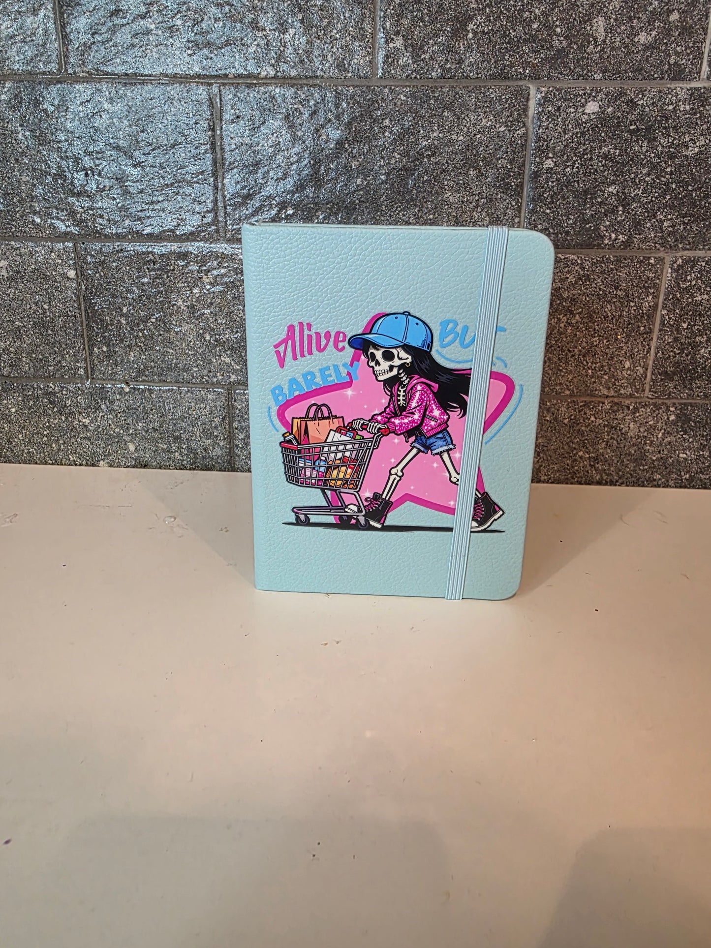 Alive Barely Shopping Notebook