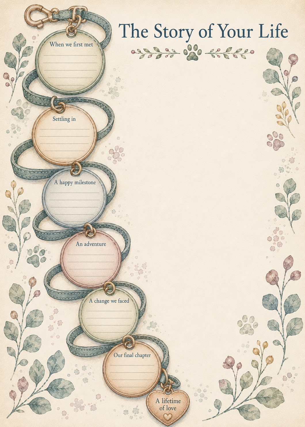 The Pawprints You Left Behind