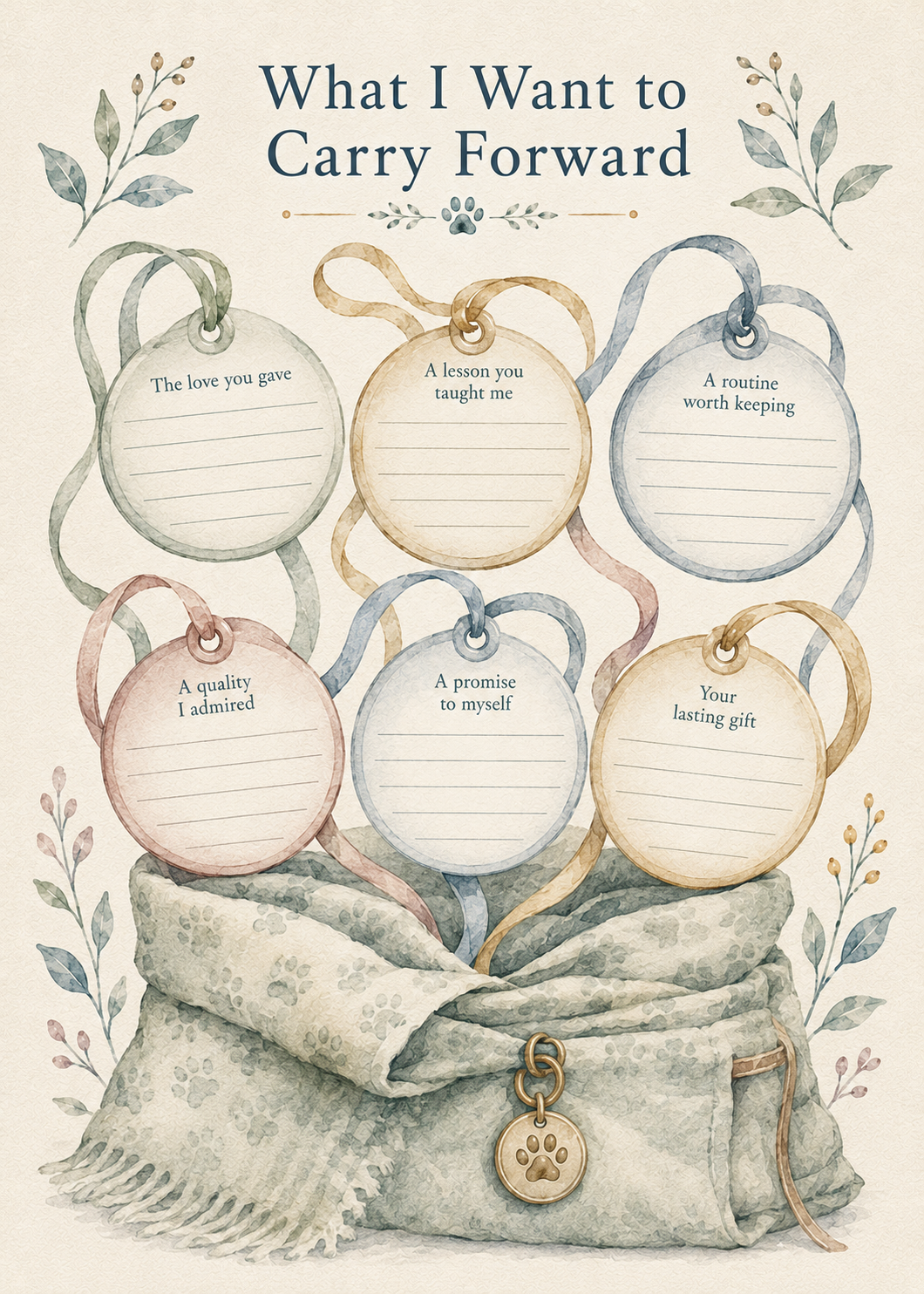 The Pawprints You Left Behind