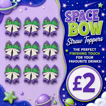3D Straw toppers