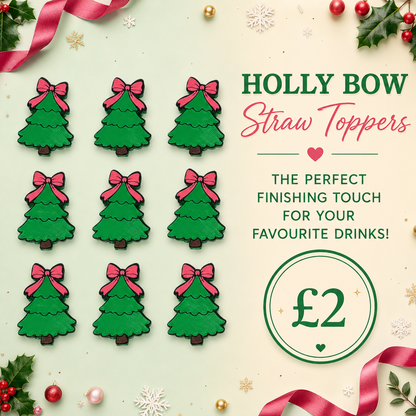3D Straw toppers
