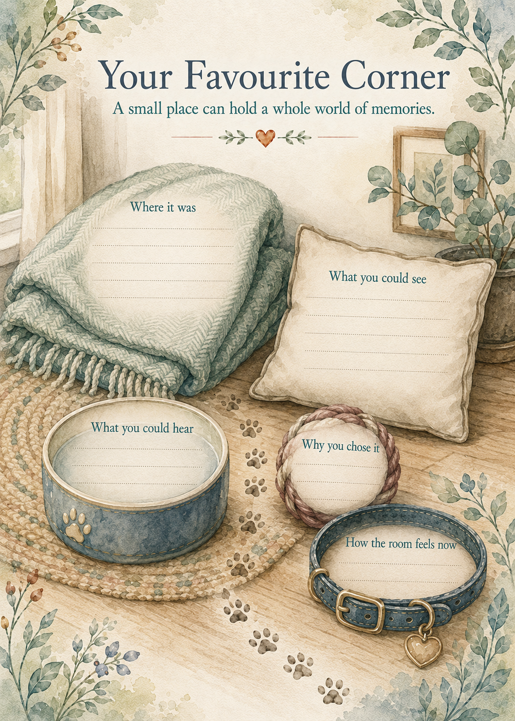 The Pawprints You Left Behind