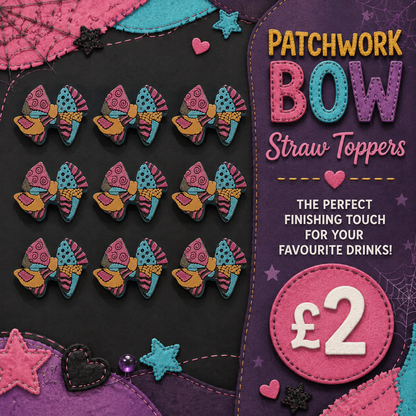 3D Straw toppers