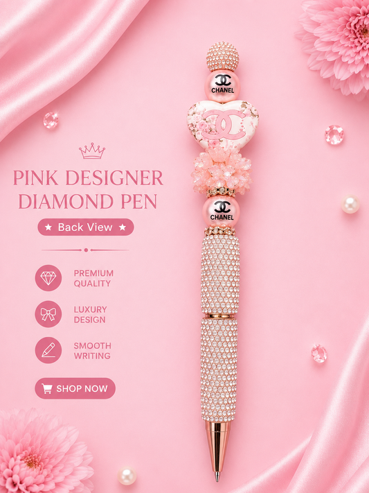Pink Designer Diamond Pen