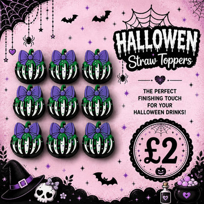 3D Straw toppers