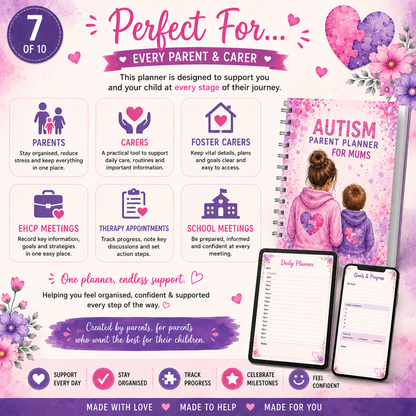Autism Planner for Parents & Carers Pre-Order