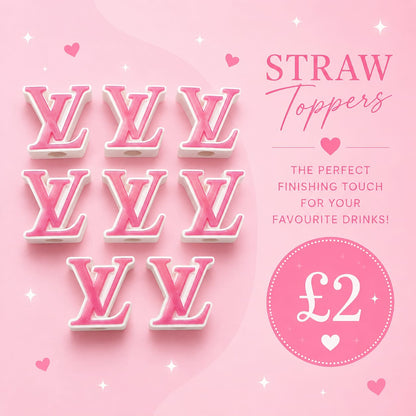 3D Straw toppers