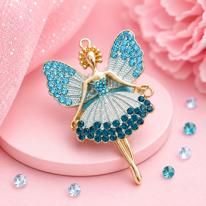 Fairy Charm Collection | Rhinestone Pendant Charms for Beaded Pens, Keyrings & Craft Projects
