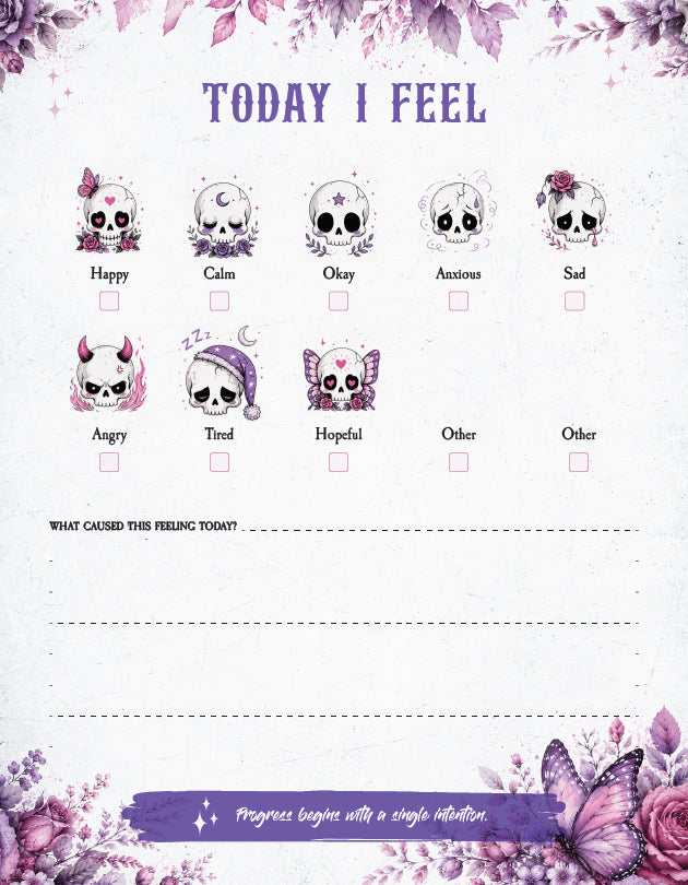 My Safe Space – A5 Mental Health Journal & Wellness Planner | 72 Pages Pre-Order