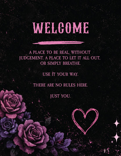 My Safe Space – A5 Mental Health Journal & Wellness Planner | 72 Pages Pre-Order