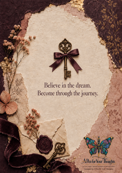I Believe, I Become – A Guided Journal for Dreams, Goals & Personal Growth

Product Description