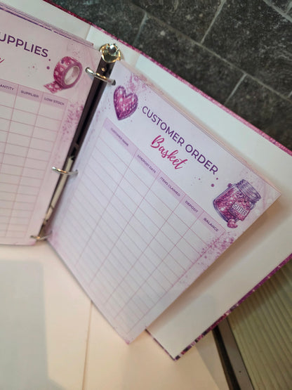 Pretty Glitterific Glow Getter Planner 331 pages Business bestie Pre-Order