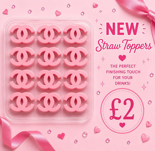 3D Straw toppers
