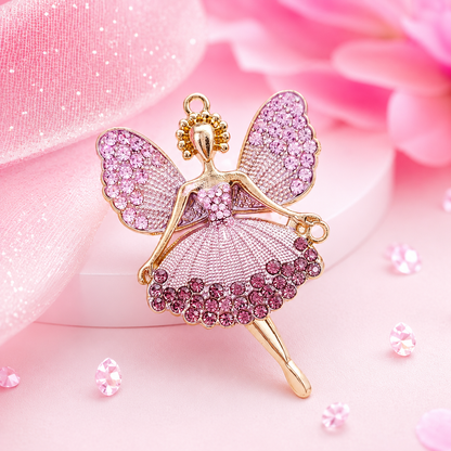 Fairy Charm Collection | Rhinestone Pendant Charms for Beaded Pens, Keyrings & Craft Projects