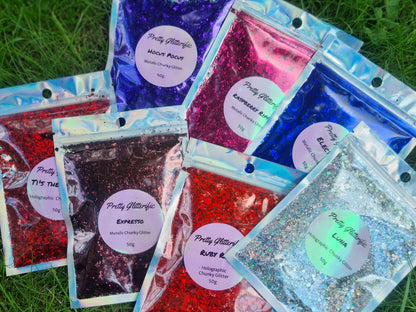 Nothing But Sparkle Collection-holographic chunky glitter 56g