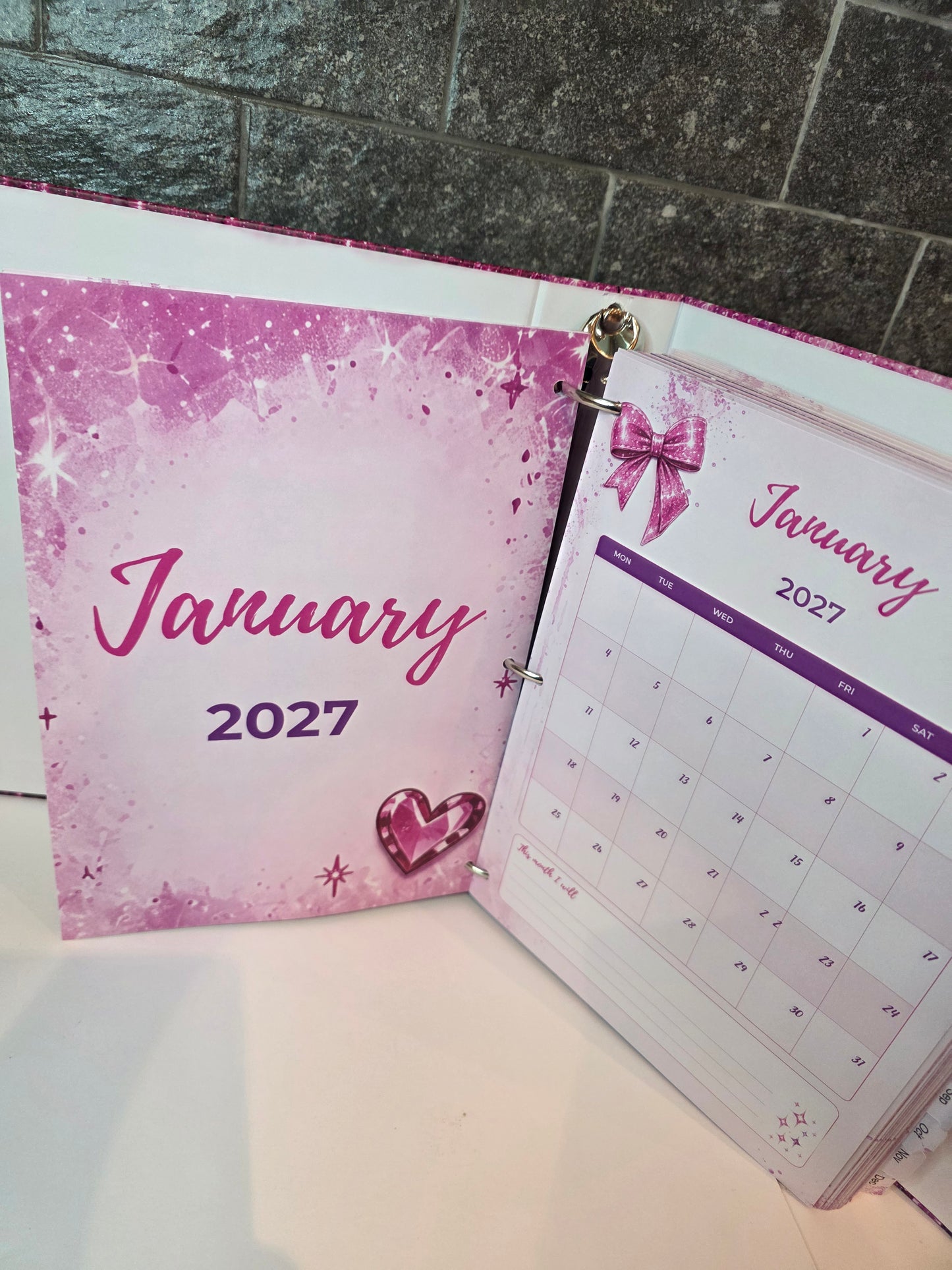 Pretty Glitterific Glow Getter Planner 331 pages Business bestie Pre-Order