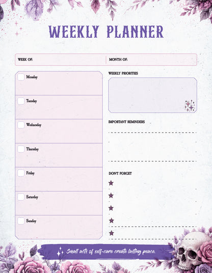 My Safe Space – A5 Mental Health Journal & Wellness Planner | 72 Pages Pre-Order