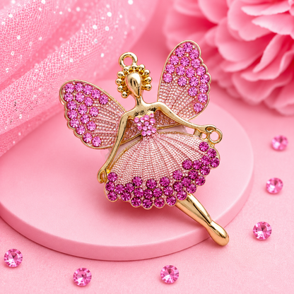 Fairy Charm Collection | Rhinestone Pendant Charms for Beaded Pens, Keyrings & Craft Projects
