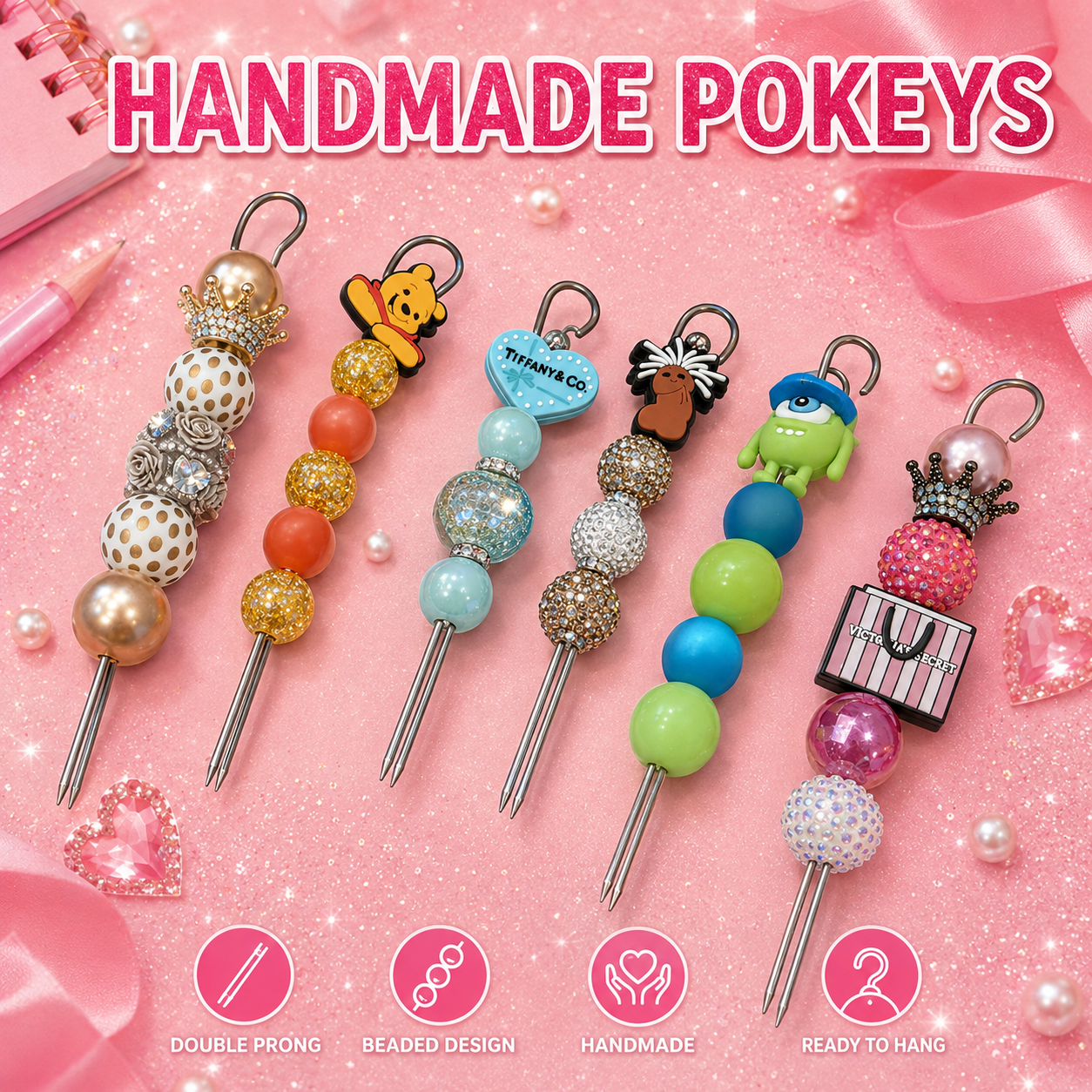 Custom pokeys for glitter