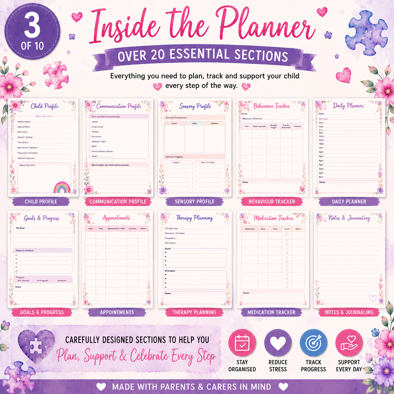 Autism Planner for Parents & Carers Pre-Order