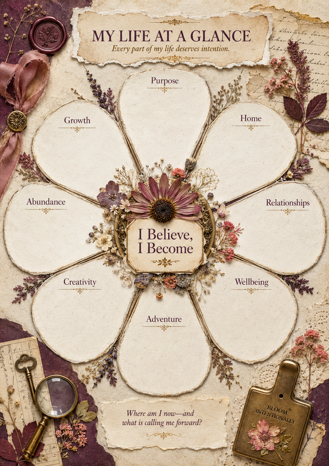 I Believe, I Become – A Guided Journal for Dreams, Goals & Personal Growth

Product Description